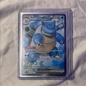 Pokemom Card Blastoise EX 2023  - 184/165 SV Scarlet  and Violet 151